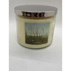 Slatkin & CO Beach Grass 3 Wick Candle 14.5oz New Unused Discontinued